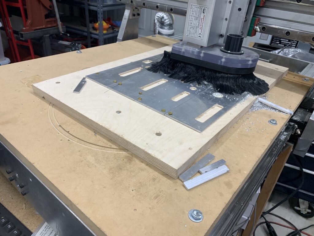 Our brucebot custom router McLellan Engineering
