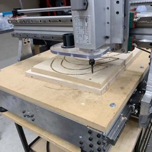 In house designed and build cnc-router